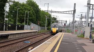 GWR Class 800 passing Maidenhead at high speed [upl. by Dub595]