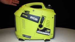 Ryobi RYi1000 1000 watt inverter generator review [upl. by Ynnij849]