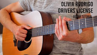 Olivia Rodrigo – Drivers License EASY Guitar Tutorial With Chords  Lyrics [upl. by Kistner]