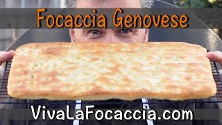 Ricetta Focaccia Genovese Morbida [upl. by Rialc]