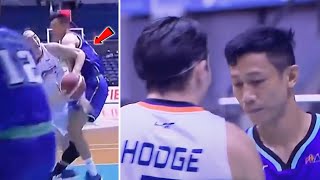 Hodge throws Elbow on Danny ildefonso amp dont give a Fck on debut [upl. by Kip]