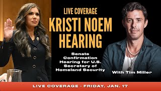 LIVE Kristi Noem Hearing to Lead Homeland Security [upl. by Madelyn]