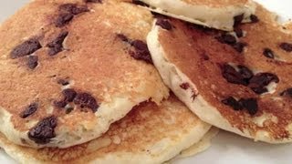 How to Make the Perfect Chocolate Chip Pancake  Pancake Breakfast [upl. by Tiny]