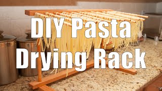 Do It Yourself DIY Pasta Drying Rack Using Basic Hand Tools [upl. by Heppman642]