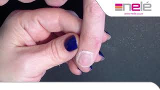 Natural Manicure Using an Electric Nail File [upl. by Groeg]