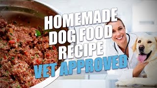 Homemade Dog Food Recipe Vet Approved Limited Ingredient [upl. by Adest]