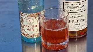 a winterful cocktail on Vinter gin from Lidköpings Bränneri [upl. by Ayanad509]