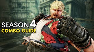 TEKKEN 7  Bob Combo Guide Season 4 [upl. by Herrle]