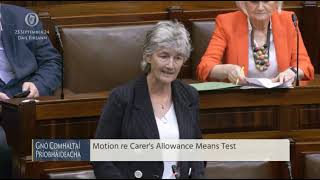 Private Members Business Motion re Carers Allowance Means Test [upl. by Nylkcaj]