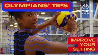 How to become a better volleyball setter ft Team USAs Rachael Adams  Olympians Tips [upl. by Enelyahs]