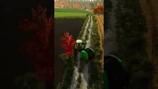 Baling CORN STALKS with DEUTZ FAHR  Osada  Farming Simulator 22 [upl. by Ned]