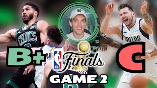 Grading Every Player Performance in CelticsMavericks NBA Finals Game 2 [upl. by Martijn759]