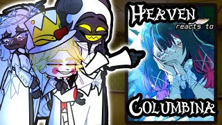 Hazbin Hotel Heaven reacts to Columbina as Lucifer new wife 🛎️Gacha 2 Hazbin Hotel Prime reacts to [upl. by Ahseined192]