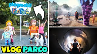 ANDIAMO AL PARCO PLAYMOBIL con Scivoli Giganti e Percorsi Avventura Incredibili [upl. by Gnes]