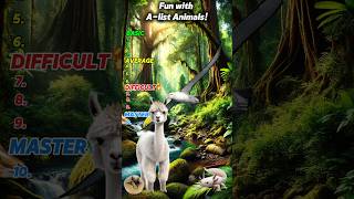 Guess the AList Animals quiz quizgame animals [upl. by Analihp752]