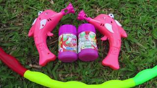 Mainan Anak Hula hoop Balita  Mini hula hoop athletics  Colour bubbles gun toy kids oyuncak [upl. by Shriver540]