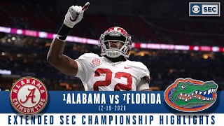 SEC Championship Extended Highlights 1 Alabama Crimson Tide vs 7 Florida Gators  CBS Sports HQ [upl. by Rebekkah474]