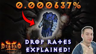 D2R Drop Rates Explained and how to change them [upl. by Bopp844]