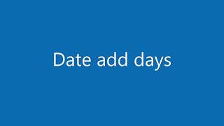 JavaScript add days to date [upl. by Killam433]