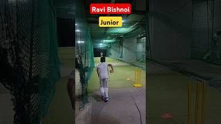 Ravi Bishnoi Junior cricketwithsachinbora ravibishnoibowlingaction shorts cricket [upl. by Killian288]