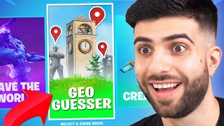 The Fortnite GEOGUESSER Mode [upl. by Suoivatco]