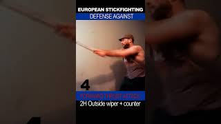 European Stick Fighting for SelfDefense  Parries Versus Forward Thrust [upl. by Neerac]