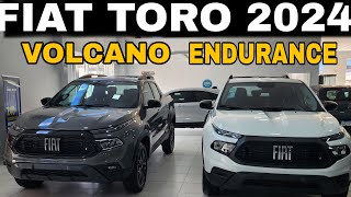 AVALIAÇÃO FIAT TORO VOLCANO E ENDURANCE 2024  PREÇOS ATUALIZADOS [upl. by Latrina987]