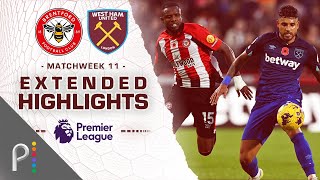 Brentford v West Ham United  PREMIER LEAGUE HIGHLIGHTS  1142023  NBC Sports [upl. by Betthezul]