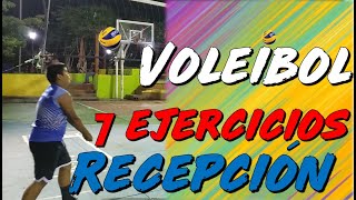 7 EJERCICIOS DE RECEPCIÓN EN VOLEIBOL [upl. by Cassandra322]