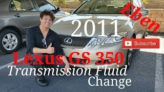 Lexus GS 350 AMSOIL Transmission Fluid Change [upl. by Gerta]