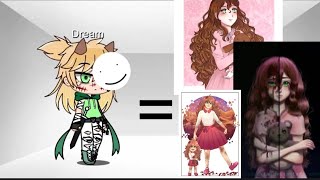 Dsmp characters react to dream Dsmp Dream angst [upl. by Nosyrb]