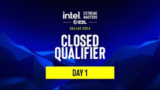 IEM Dallas Closed Qualifiers  Day 1  EU  Stream A [upl. by Hung]