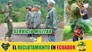 Reclutamiento la servicio militar en mi ecuador [upl. by Dawes942]