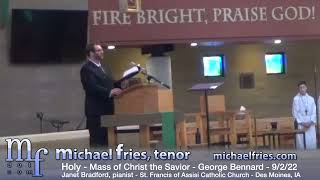 Holy  Mass of Christ the Savior  Michael Fries Tenor [upl. by Ahtabat]