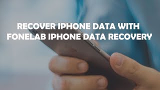 Recover iPhone Data with FoneLab iPhone Data Recovery  2022 detailed instructions [upl. by Yrahk]