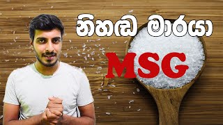 නිහඬ මාරයා MSG  Everything you need to know about Monosodium Glutamate [upl. by Derman]