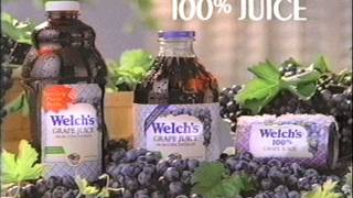 Welchs Grape Juice 1990s Commercial [upl. by Odlauso]