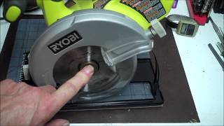 How To Change Ryobi Circular Saw Blades With Bonus Skilsaw and Craftsman Blade Changes [upl. by Estus606]