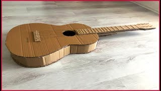 How To Make a Guitar From Cardboard [upl. by Johny632]