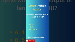 Test Your Python Skills  Fun Python Quiz 3 🚀💻 [upl. by Noiram759]