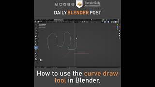 How to Draw Curves in Blender [upl. by Nyar]