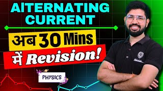 Alternating Current Revision in 30 minute  Class 12 Physics Chapter 7 Revision Oneshot  CBSE MPUP [upl. by Micheil]