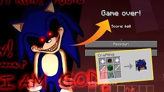 SONICEXE INVOCAMOS A SONIC EN MINECRAFT Y SALE MAL 😱 [upl. by Aicert]