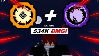 534k DMG Minakaze amp Ryuji Platinum Combo  Shindo life Combo Shindo life  SL2 [upl. by Naot]