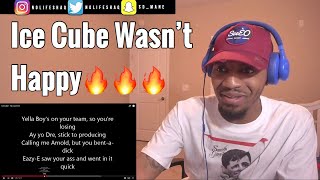 Never diss the songwriter lol  Ice Cube  No vaseline  REACTION [upl. by Hgielrebmik689]