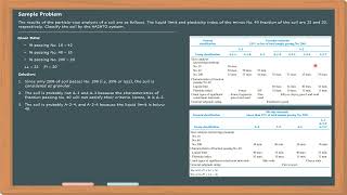 Example 14  Soil Classification by AASHTO Method [upl. by Aiel]