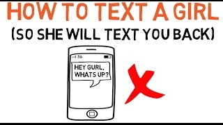 How To Text A Girl 3 Examples You Can Copy [upl. by Farant]