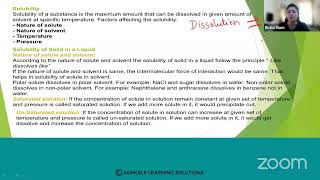 Solutions  Expressing concentration of solutions  Sankalp ACE  Session 7 [upl. by Yht231]