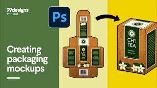 Creating Packaging Mockup using Photoshop [upl. by Anelam997]