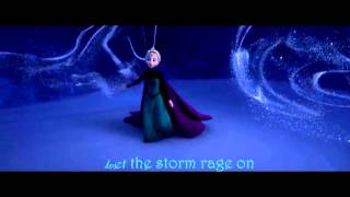 Frozen Let it go  Suéltalo English  Spanish with Lyrics [upl. by Aser377]